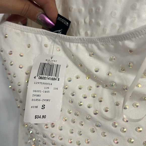 Sexy Rhinestone Dress-Size Small - Picture 4 of 4